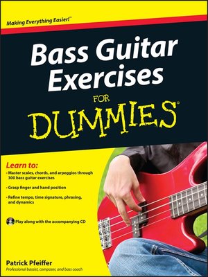 cover image of Bass Guitar Exercises For Dummies